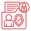 secure circle icon